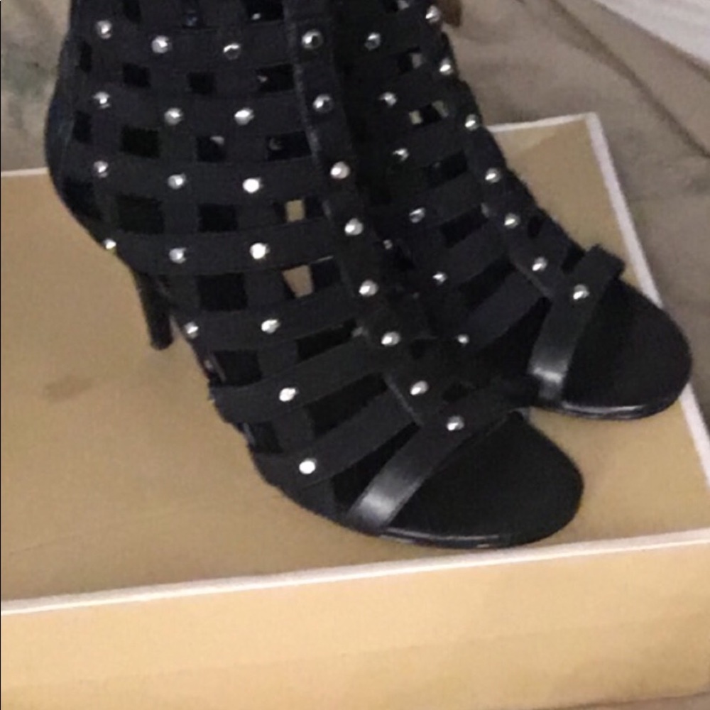 Studded Strapped Booties - image 3